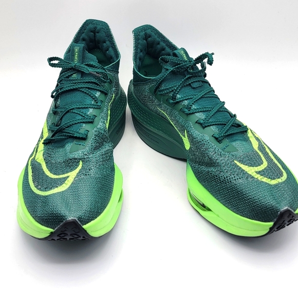 Nike Men's Air Zoom Alphafly Next% ‘Lime Blast’ Running Shoes Size 11. #1385 - Picture 2 of 9